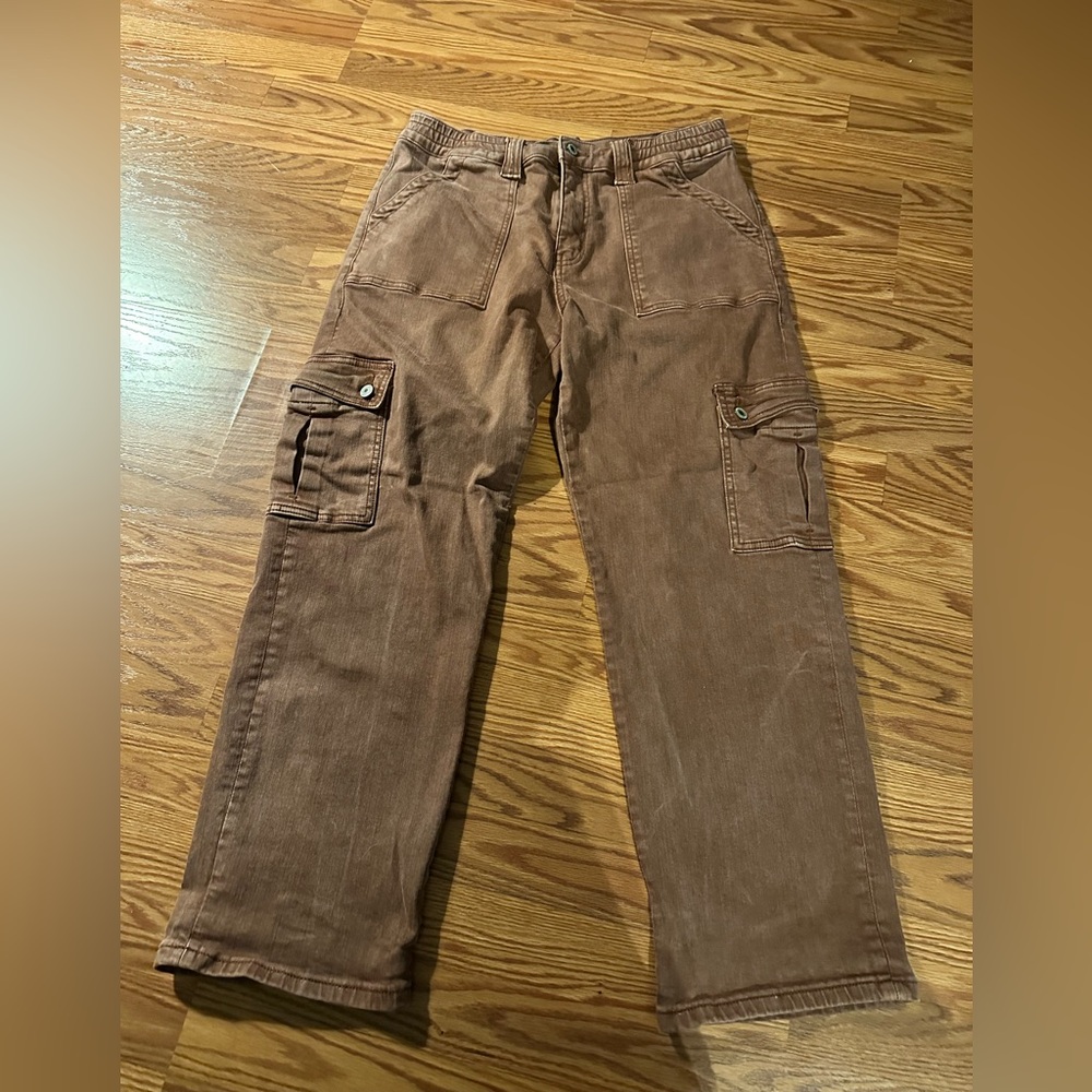 Women’s Brown Cargo Denim Sz 31